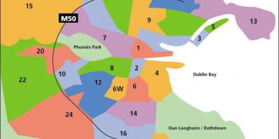 Harta Dublin zone