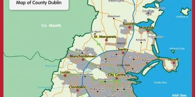 Harta Dublin county