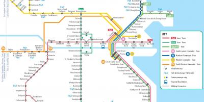 Metro Dublin arată hartă