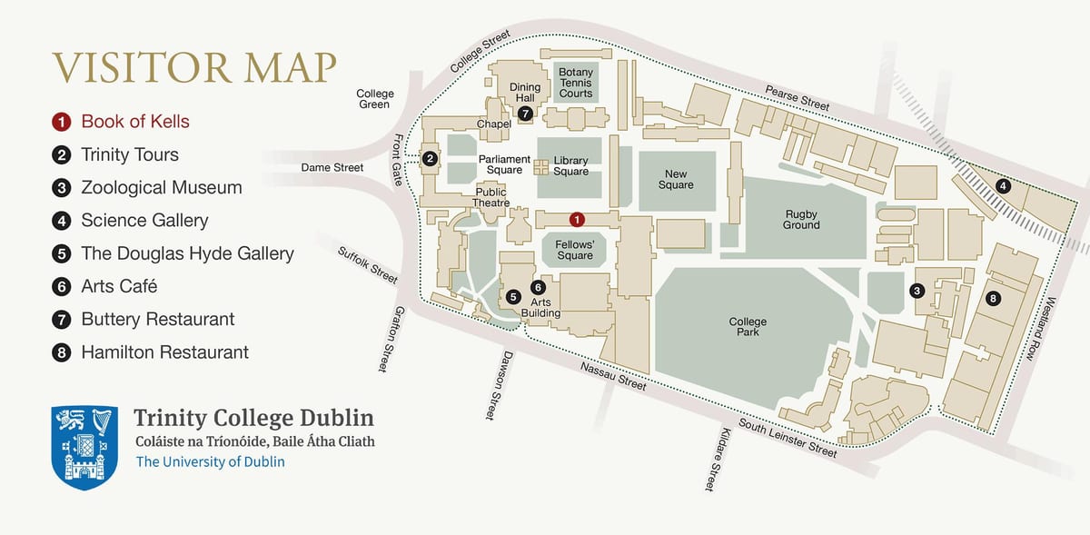 harta de Trinity College