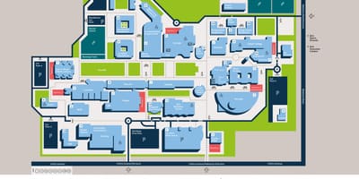 DCU campus hartă